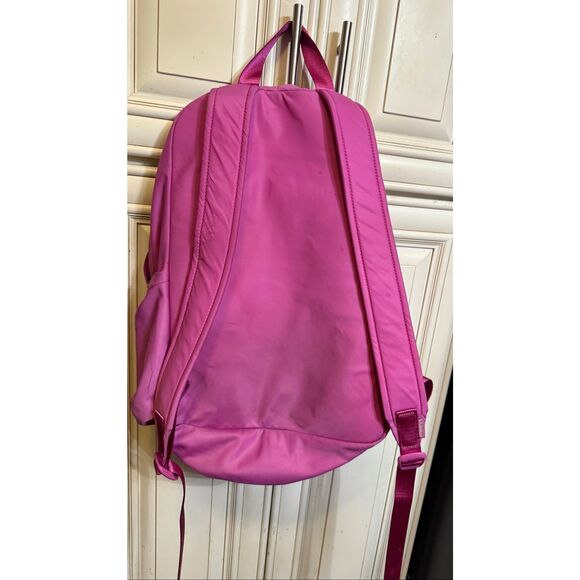 Lululemon Women's Bright Pink Green Pouch Everywhere Backpack - Picture 11 of 14